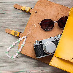 6 шт. 6-х цветные акриловые ремешки для мобильных телефонов&nbsp;AJEW-AN0007-49