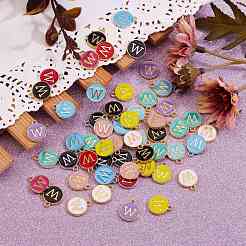 120шт 12 цвета позолоченные подвески из сплава&nbsp;ENAM-SZ0001-64W