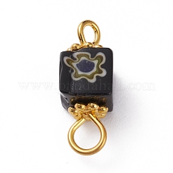 Стеклянные ручной работы соединения Millefiori&nbsp;PALLOY-JF00578