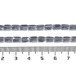 Стеклянные бусины с гальваническим покрытием &nbsp;GLAA-Q101-02A-PL05