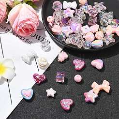 Акриловые бусины с уф-покрытием&nbsp;FIND-CJC0010-90A