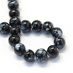 Выпечка роспись стекла круглый шарик нити&nbsp;X-DGLA-Q019-8mm-73