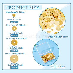 Spacer бисер латунные&nbsp;KK-TA0002-01