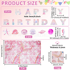 1 пакетик бумаги с узором в виде рыбьей чешуи&nbsp;DIY-NB0015-16