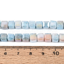 Антикоррозийные гальванические стеклянные бусины&nbsp;GLAA-T025-6mm-10J