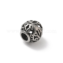 Европейские бусины из нержавеющей стали 304&nbsp;STAS-H238-09M-AS