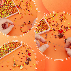 Набор для изготовления браслета на осеннюю тематику своими руками&nbsp;DIY-OC0010-61