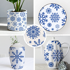 Бумажные керамические наклейки&nbsp;DIY-WH0728-011