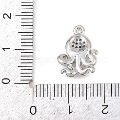 Латунные микро проложить кубического циркония подвески&nbsp;KK-L261-14B-P