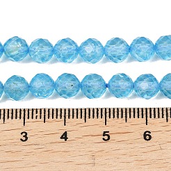 Натуральный топаз кристалл бисер прядь&nbsp;G-P514-A02-04-02