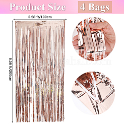 4 пакет пластиковая бахрома занавески&nbsp;HULI-DJ0001-01C