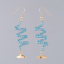 Болтающийся серьги&nbsp;EJEW-JE03808-03