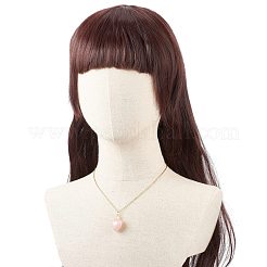 Ожерелье с подвеской в форме сердца из медной проволоки&nbsp;NJEW-JN03971