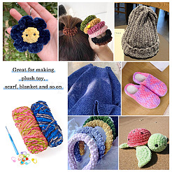 2 рулон полиэстеровой пряжи 2 цветов&nbsp;DIY-TA0011-46