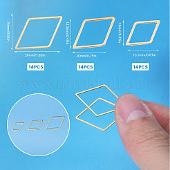 42 шт. 3 стиля 201 соединительных колец из нержавеющей стали&nbsp;STAS-GL0001-06