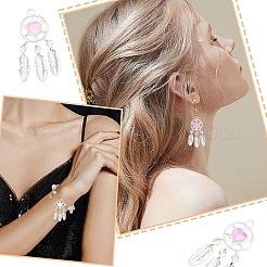 6 шт. 3 цвета подвески из сплава со стразами&nbsp;FIND-YW0011-72