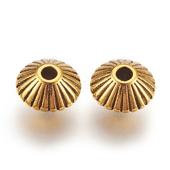 Сплавочные овальные бусины тибетского стиля &nbsp;X-GLF0620Y