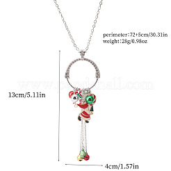 Ожерелья с подвесками из сплава эмали и страз&nbsp;FS-WG43311-01