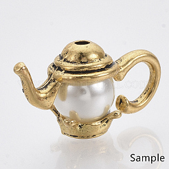 Бусины тибетского стиля&nbsp;X-TIBEB-N005-08AG-RS