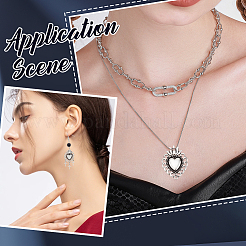 60 шт. Подвески из сплава в тибетском стиле&nbsp;TIBEP-SC0002-88