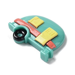 Кабошоны из непрозрачной смолы с изображением мультяшного племени&nbsp;RESI-M043-01E