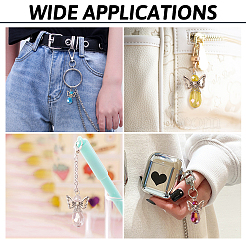 18шт 9 цветные гальванические прозрачные стеклянные подвески&nbsp;PALLOY-TAC0046