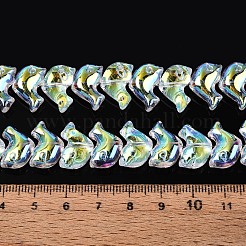 Гальванизируйте прозрачное стекло бисер нитей&nbsp;EGLA-N017-06-A01