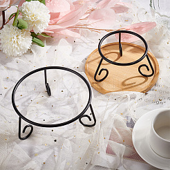 Подставка для дисплея с железным хрустальным шаром&nbsp;AJEW-WH0258-745B