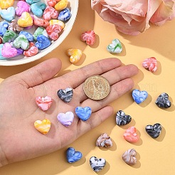 30 шт. акриловые бусины с имитацией драгоценных камней&nbsp;MACR-YW0003-57