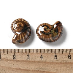 Фарфоровые бусины ручной работы&nbsp;LS-PORC-L080-F08