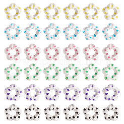 48 шт. 6-цветная прозрачная пластиковая рамка для бусин&nbsp;KY-TA0001-26