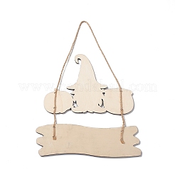 Хэллоуин деревянные двери настенные украшения&nbsp;HJEW-K040-01B