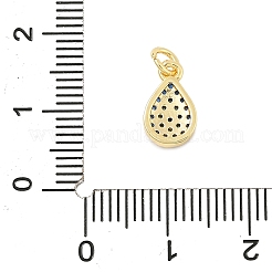 Латунные микро проложить кубического циркония подвески&nbsp;KK-U056-09G