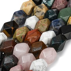 Природных драгоценных камней смешанного бисер нитей&nbsp;G-D354-A01