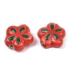 Фарфоровые эмалевые бусины ручной работы&nbsp;PORC-G016-07N