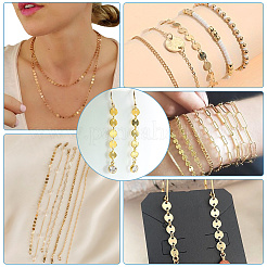 5м стойка из латуни с покрытием ручная работа плоские пайетки цепи&nbsp;CHC-SC0001-11