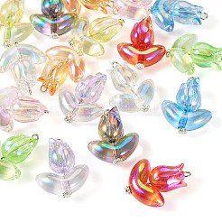 18 шт. 9 стиля подвески-цветы из акрила и сплава&nbsp;PALLOY-TAC0160