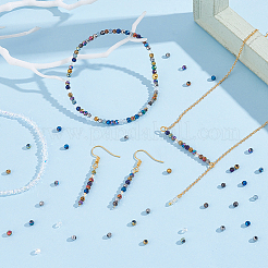 15 нить 15 стиля гальванизированные стеклянные бусины нити&nbsp;GLAA-GA0001-87B