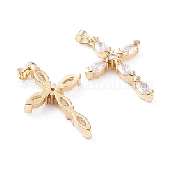 Латунные микро проложить кубического циркония подвески&nbsp;X-KK-F814-11G
