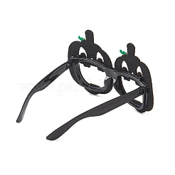 Оправы для очков из пластика и нетканого материала на Хэллоуин&nbsp;LS-AJEW-E053-01G