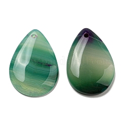 Натуральные полосатые агатовые / полосатые агатовые подвески&nbsp;G-B050-23