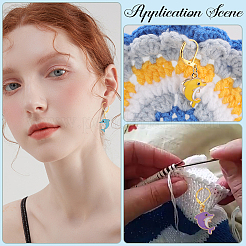 Подвески из эмали из сплава дельфинов&nbsp;HJEW-SC00053