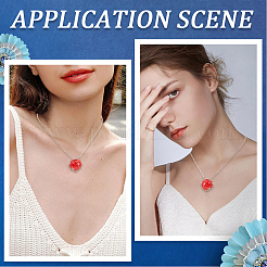 40шт прозрачные акриловые бусины с кракле&nbsp;PACR-PA0001-19