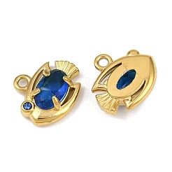 Подвески из нержавеющей стали 304 со стразами&nbsp;STAS-H242-05G-03