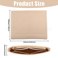 Войлочная вставка-органайзер для кошелька&nbsp;AJEW-WH0434-16A-02