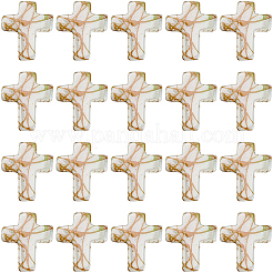 Нити строковые бусины из натуральных пресноводных ракушек&nbsp;BSHE-PA0001-01