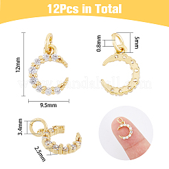 Стойки обшивки латунь микро проложить Циркон подвеску&nbsp;ZIRC-DC0001-15