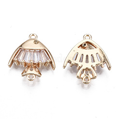 Латунные соединители с прозрачным кубическим цирконием&nbsp;KK-S359-160-RS