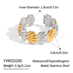 Регулируемые открытые манжеты из нержавеющей стали 304 для женщин&nbsp;CD2557