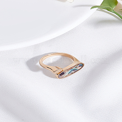 1 шт. кольцо-манжета из цинкового сплава в виде ракушки пауа&nbsp;RJEW-LP0002-28